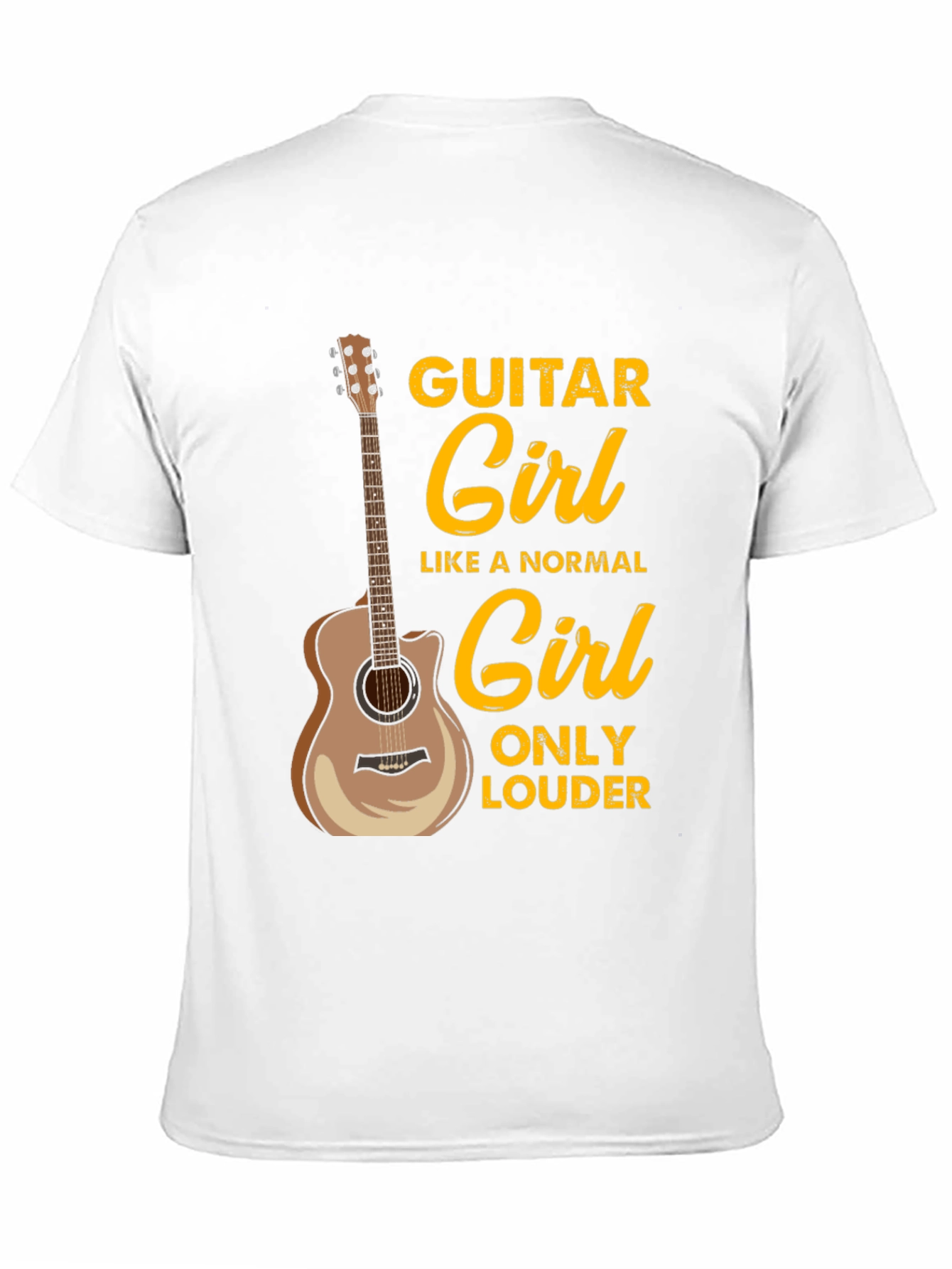 Guitar Girl T-Shirt - Musician Tee