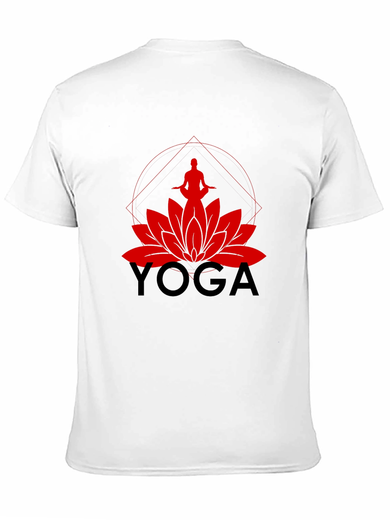 Yoga Lotus Graphic Tee - Meditate in Style