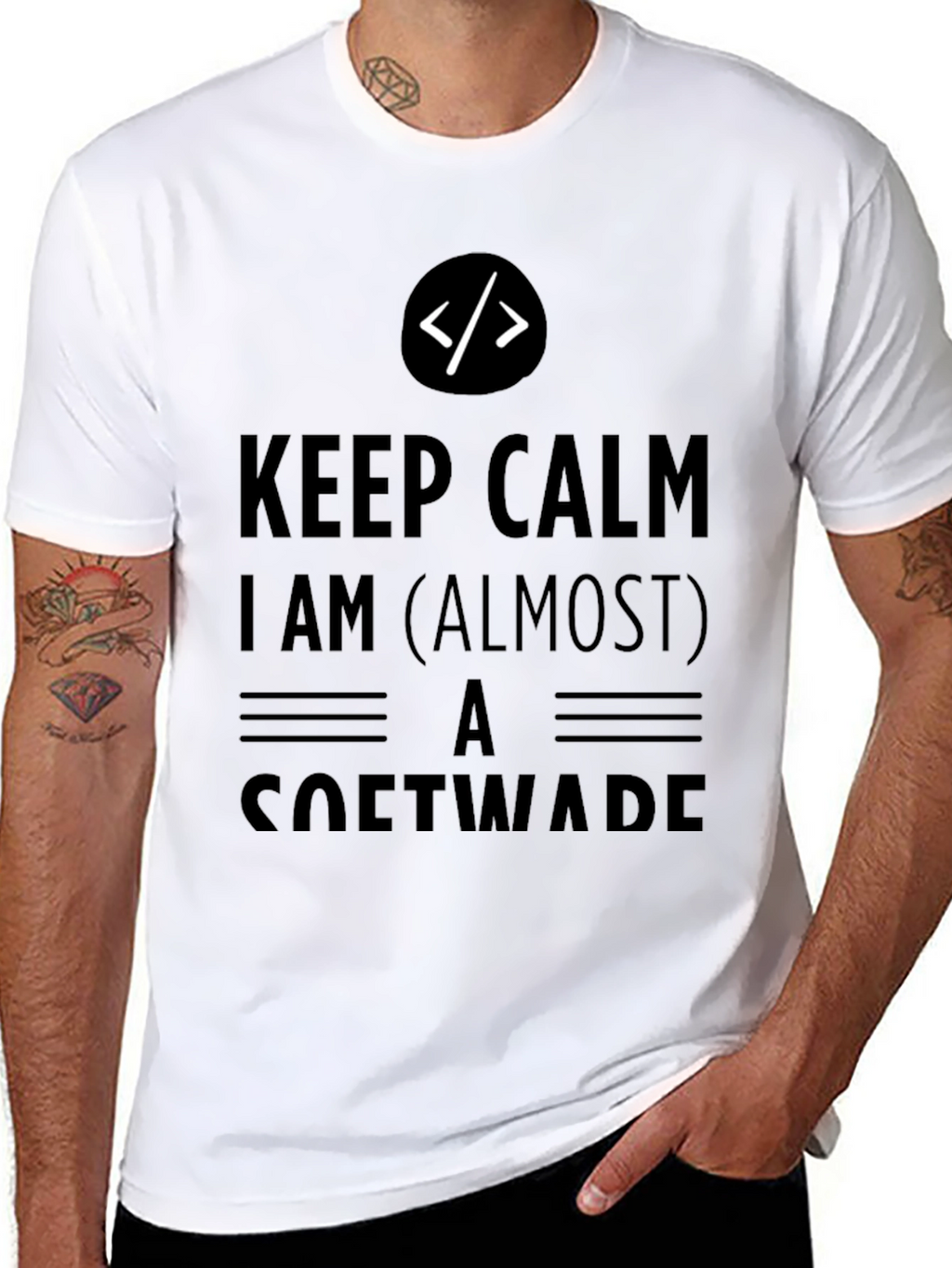 Keep Calm Almost Software Dev T-Shirt