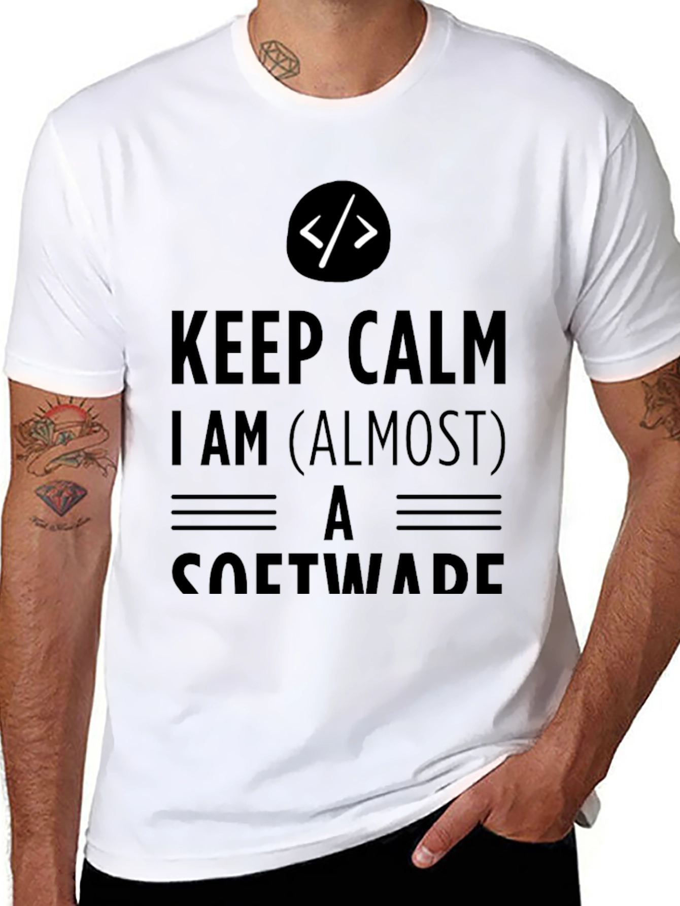 Keep Calm Almost Software Dev T-Shirt