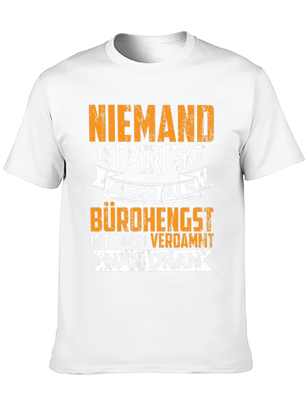 Niemand Ist Perfekt Mens T-Shirt