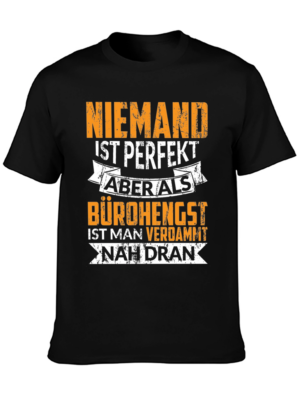 Niemand Ist Perfekt Mens T-Shirt