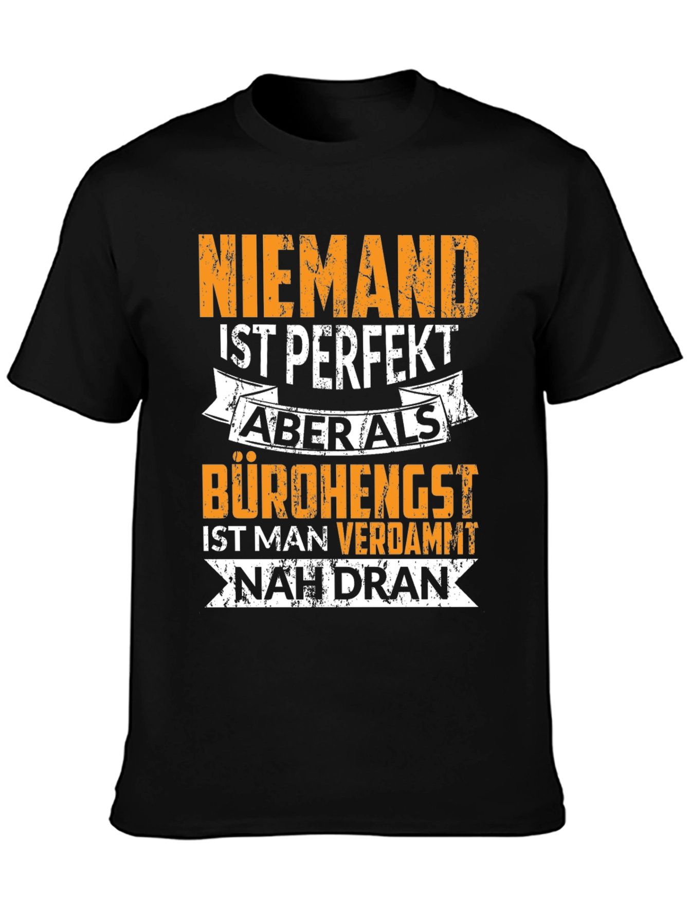 Niemand Ist Perfekt Mens T-Shirt