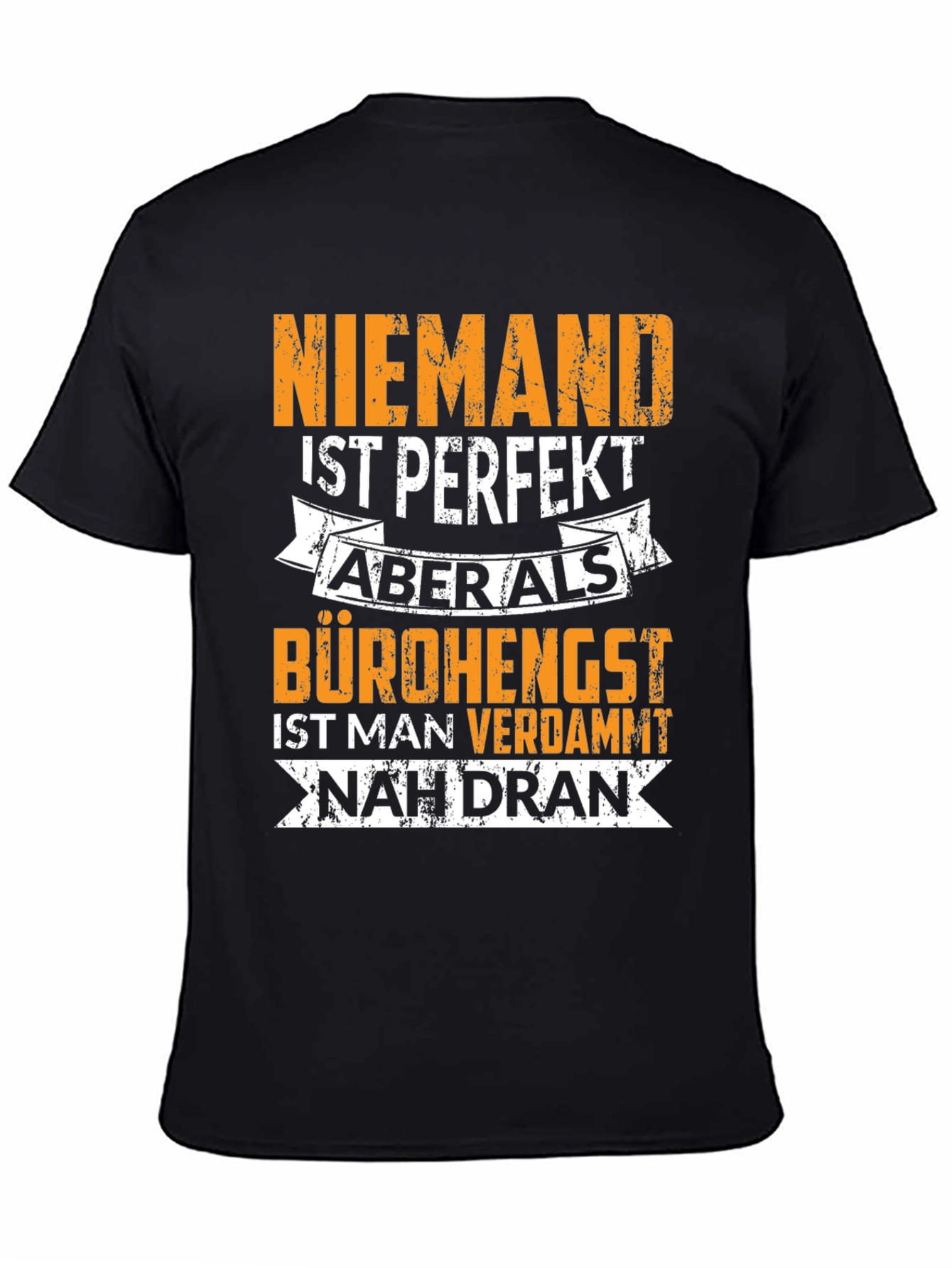 Niemand Ist Perfekt Mens T-Shirt
