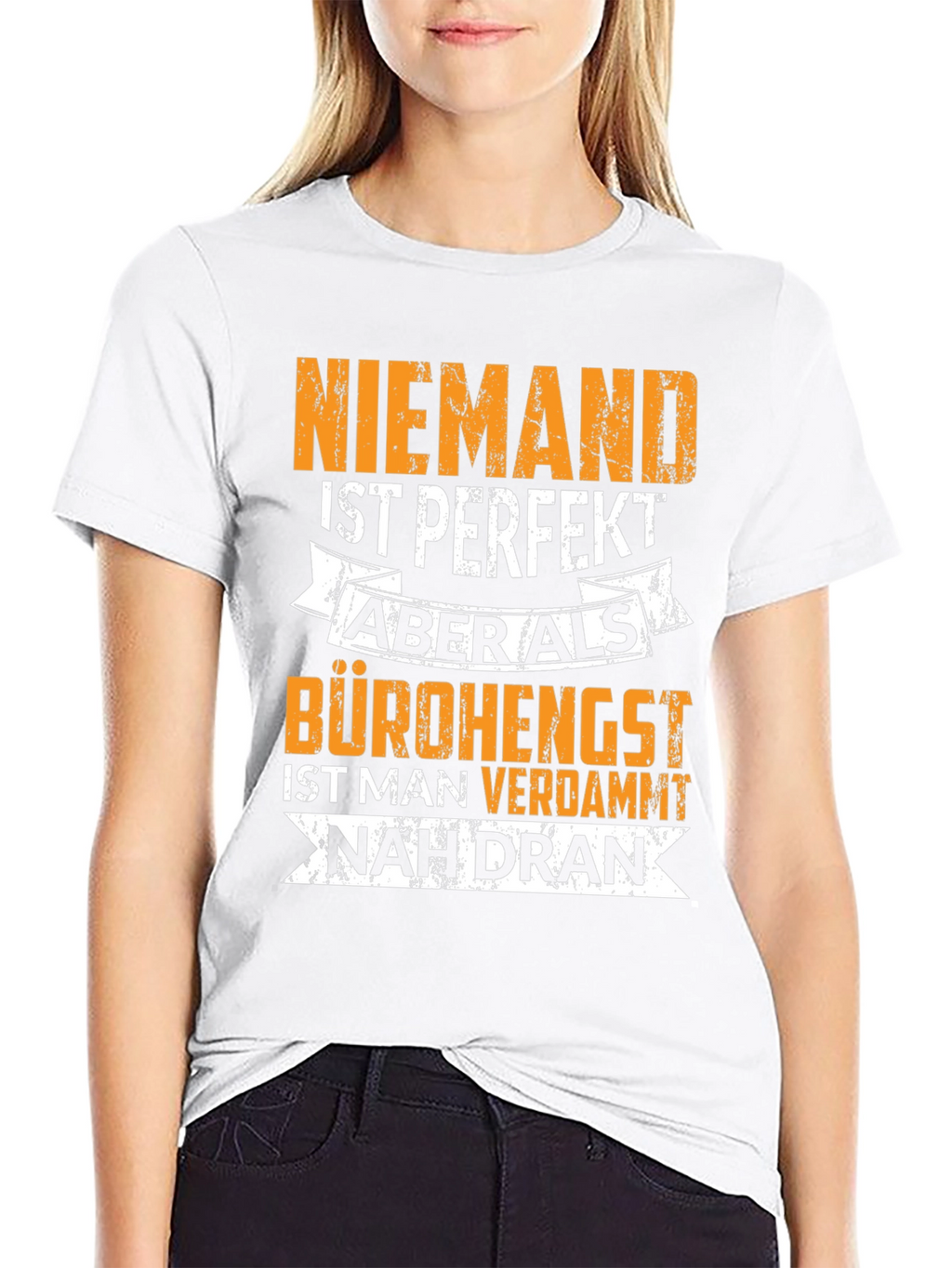 Niemand Ist Perfekt Mens T-Shirt