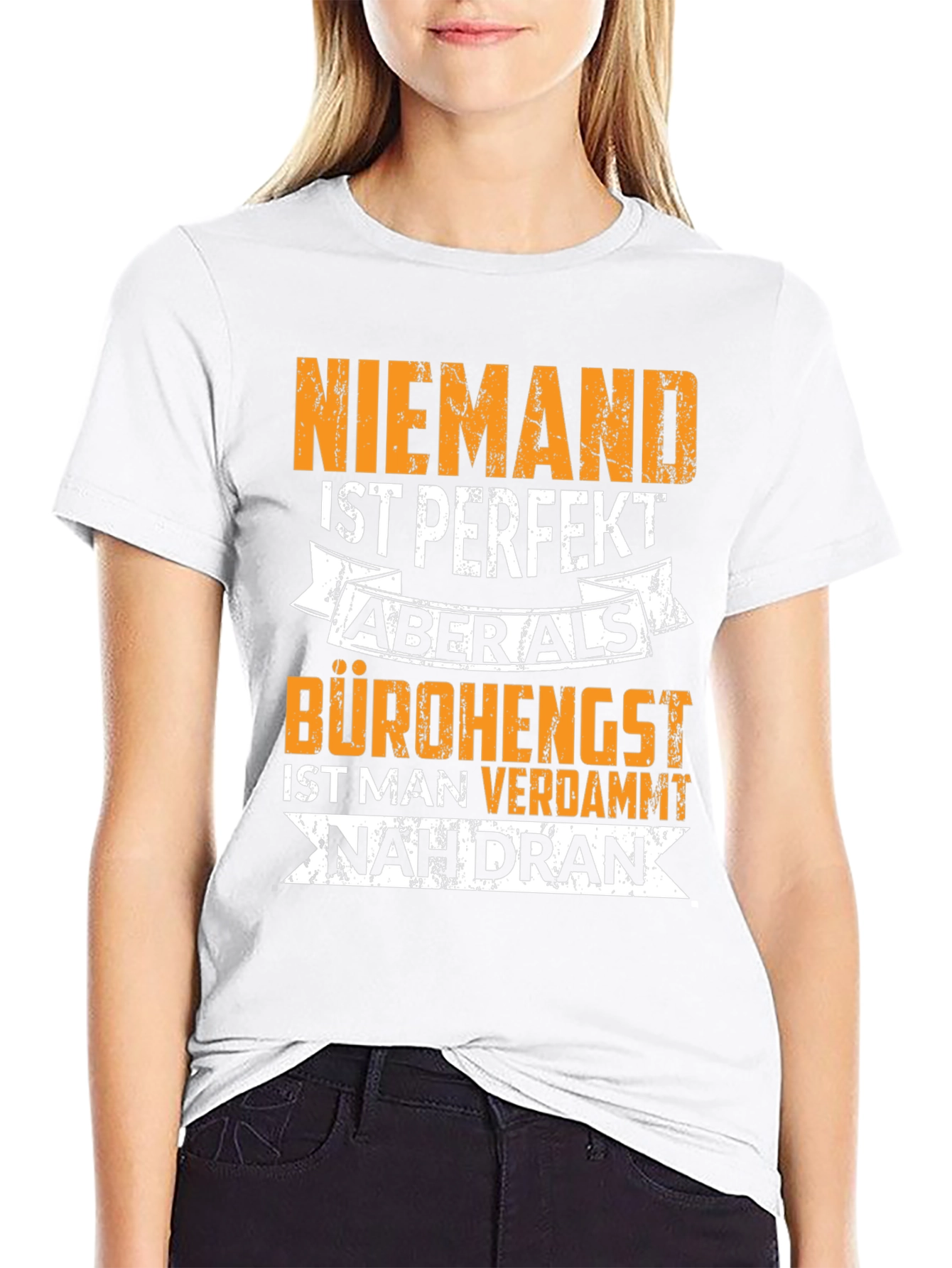 Niemand Ist Perfekt Mens T-Shirt