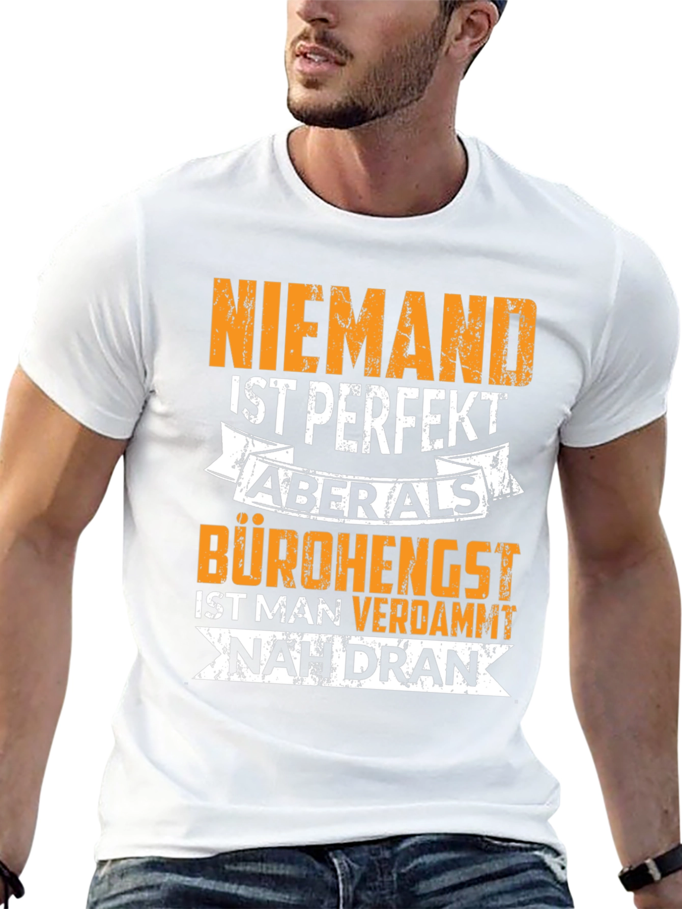 Niemand Ist Perfekt Mens T-Shirt