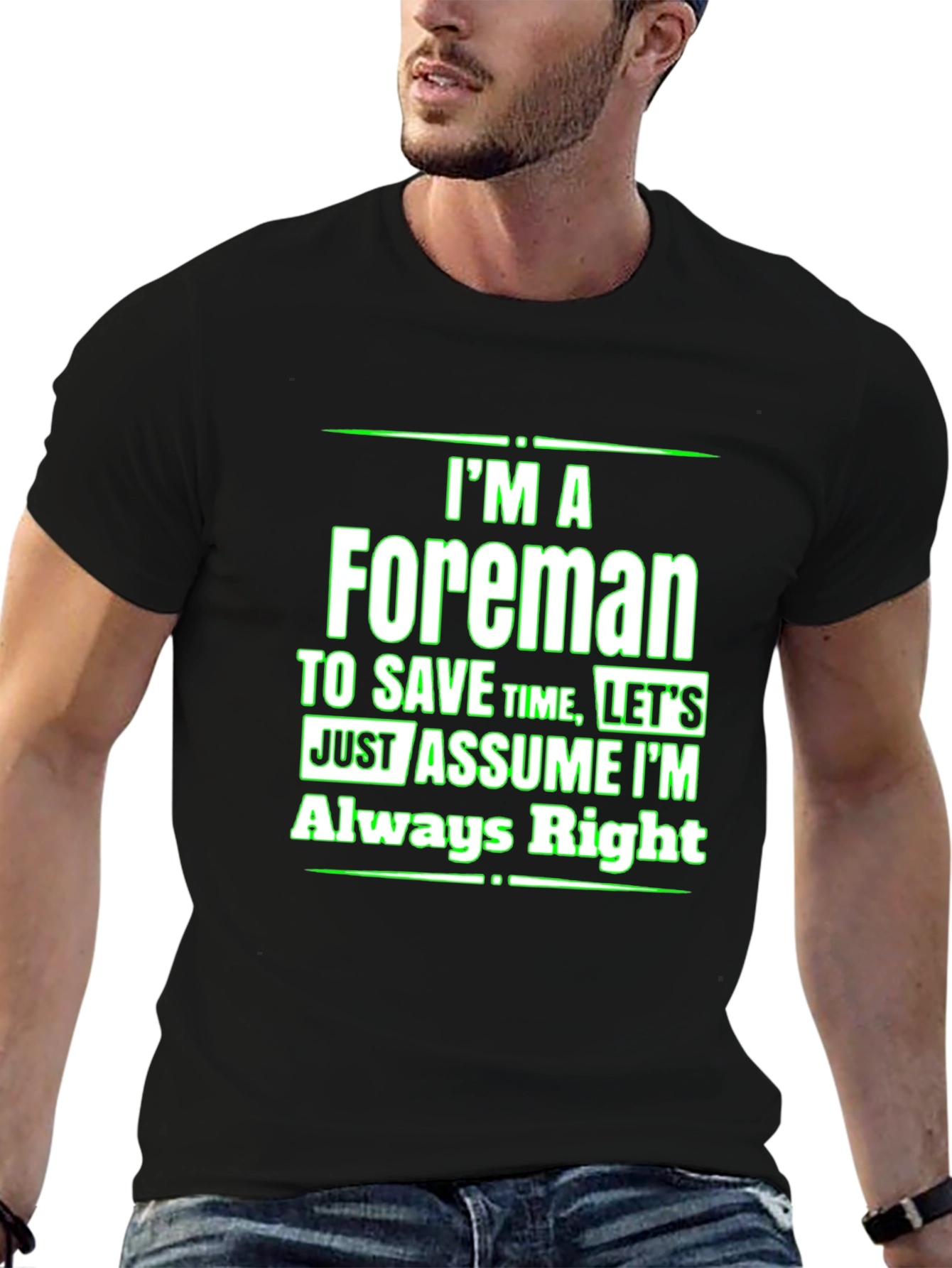 Foreman Always Right Black T-Shirt