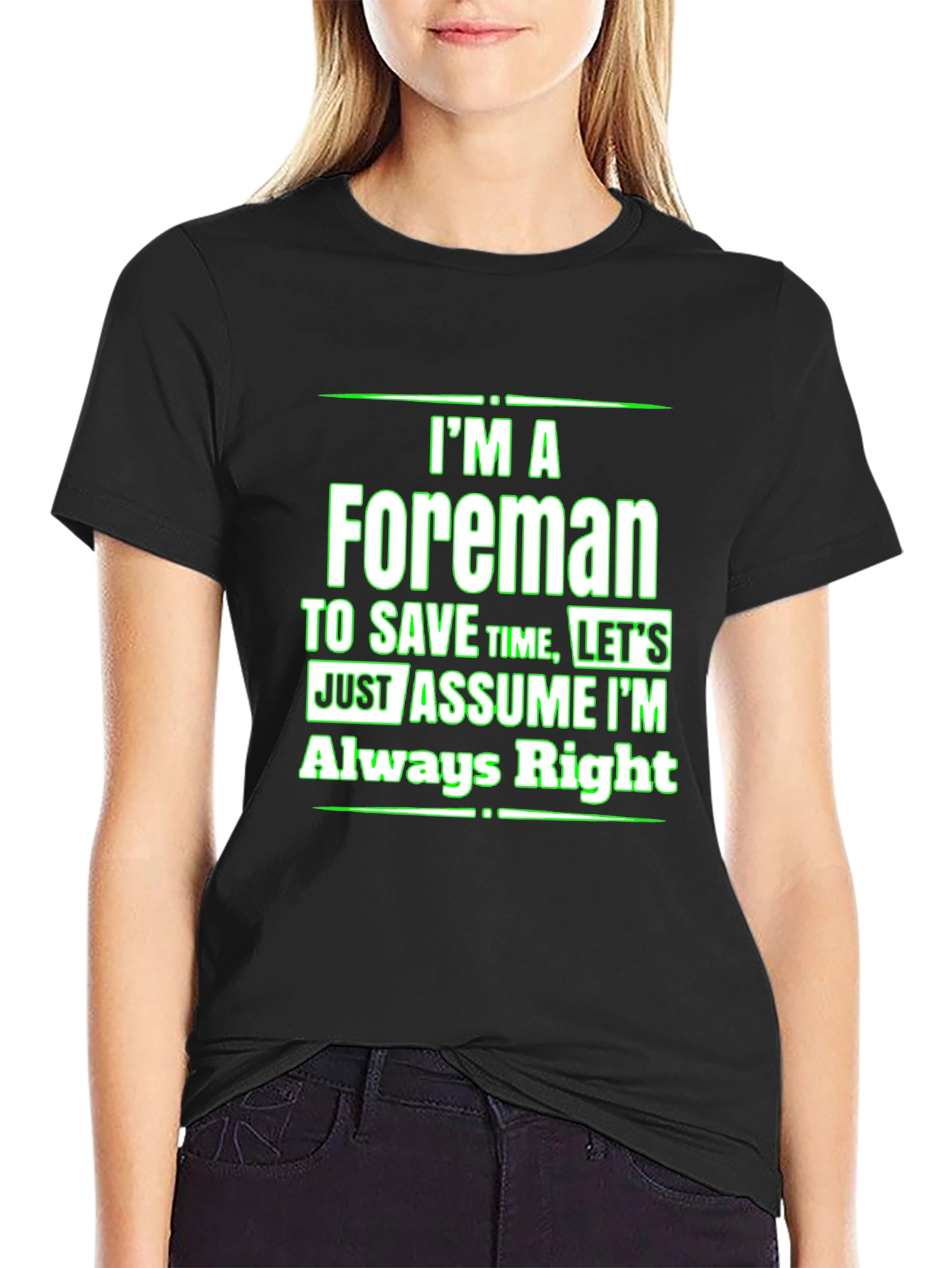 Foreman Always Right Black T-Shirt