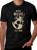 Make Music Not War Graphic Tee