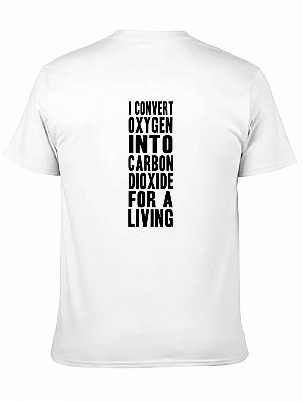 I Convert Oxygen Funny Biologist Black T-Shirt