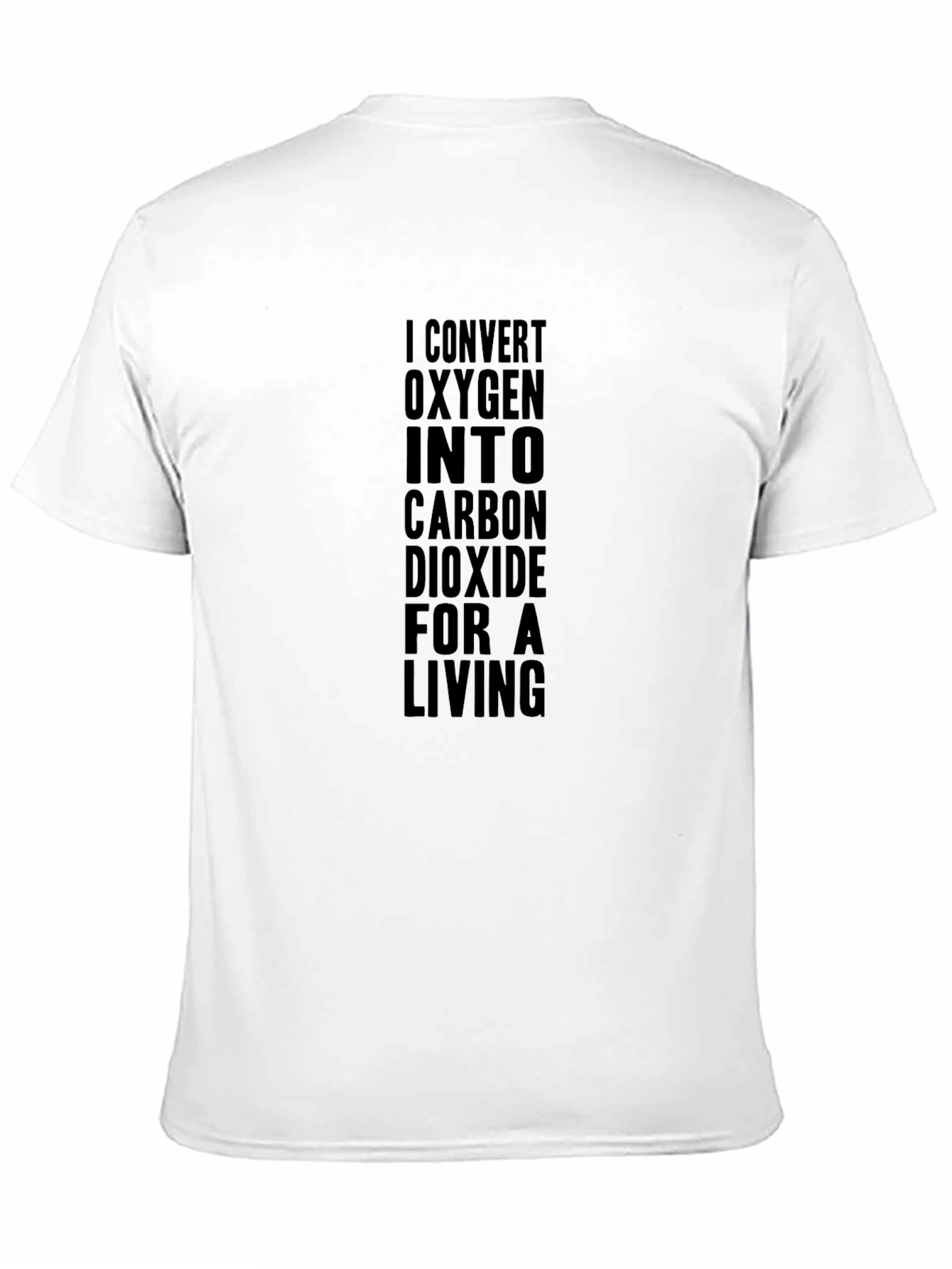 I Convert Oxygen Funny Biologist Black T-Shirt