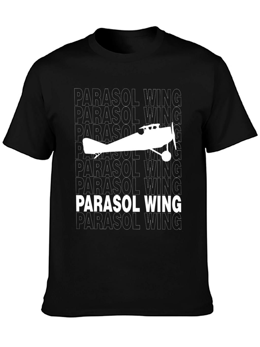 Parasol Wing Airplane Graphic Tee