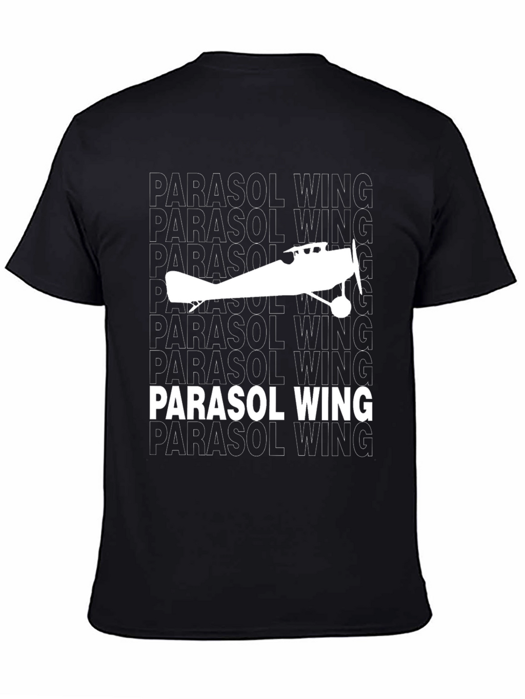 Parasol Wing Airplane Graphic Tee