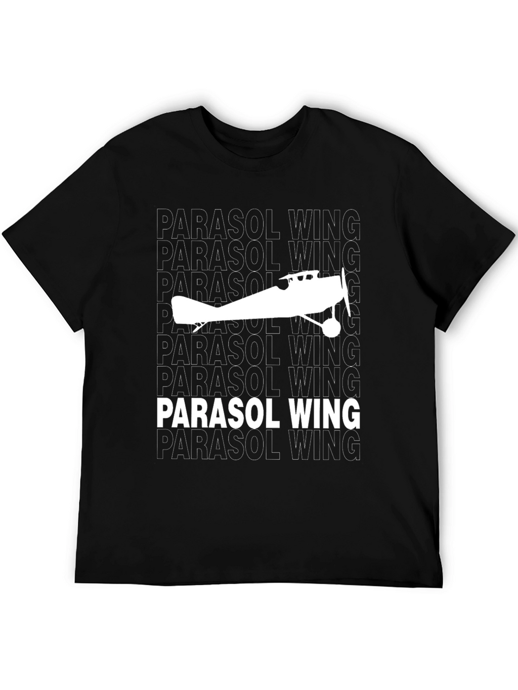 Parasol Wing Airplane Graphic Tee