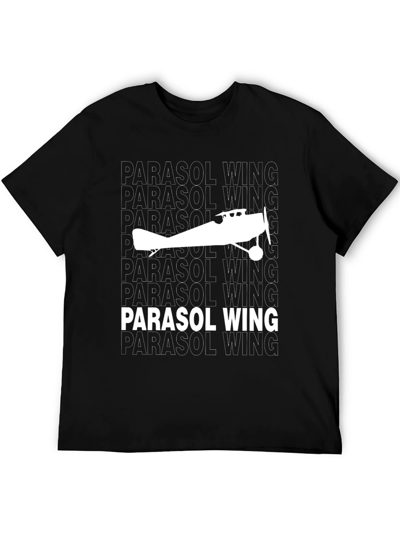 Parasol Wing Airplane Graphic Tee