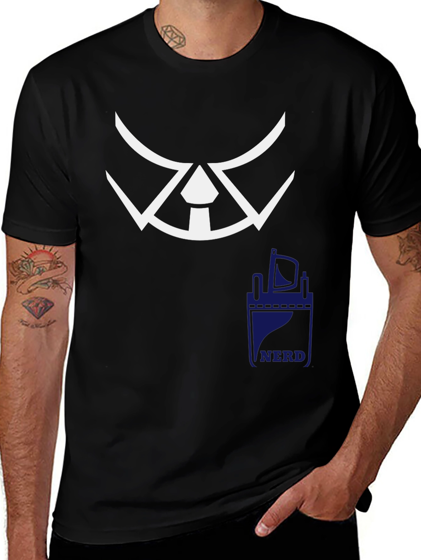 Nerd Pocket Print T-Shirt