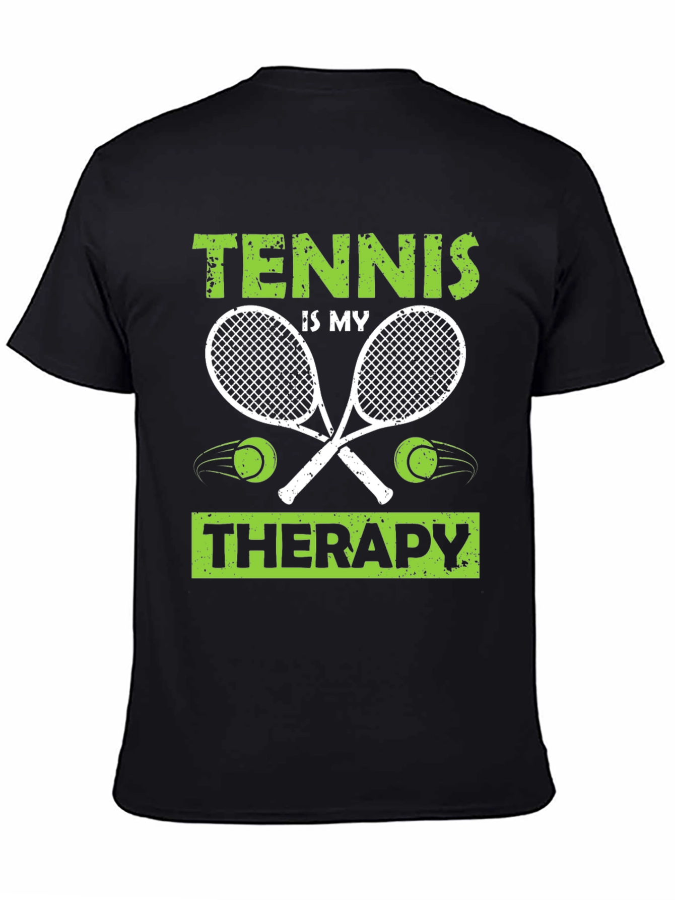 Tennis is My Therapy T-Shirt - Sports & Recreation