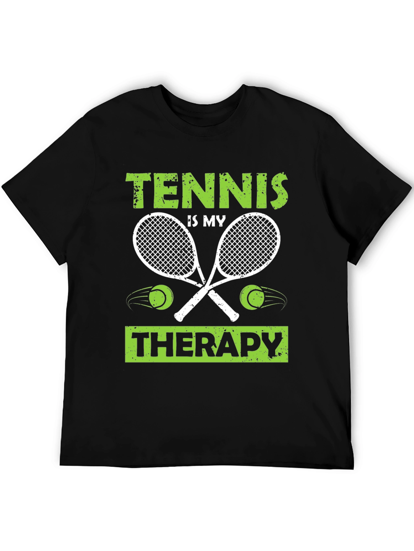 Tennis is My Therapy T-Shirt - Sports & Recreation