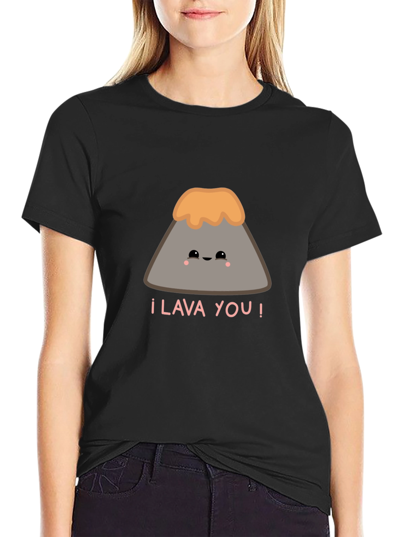 Kawaii Lava You Volcano T-Shirt