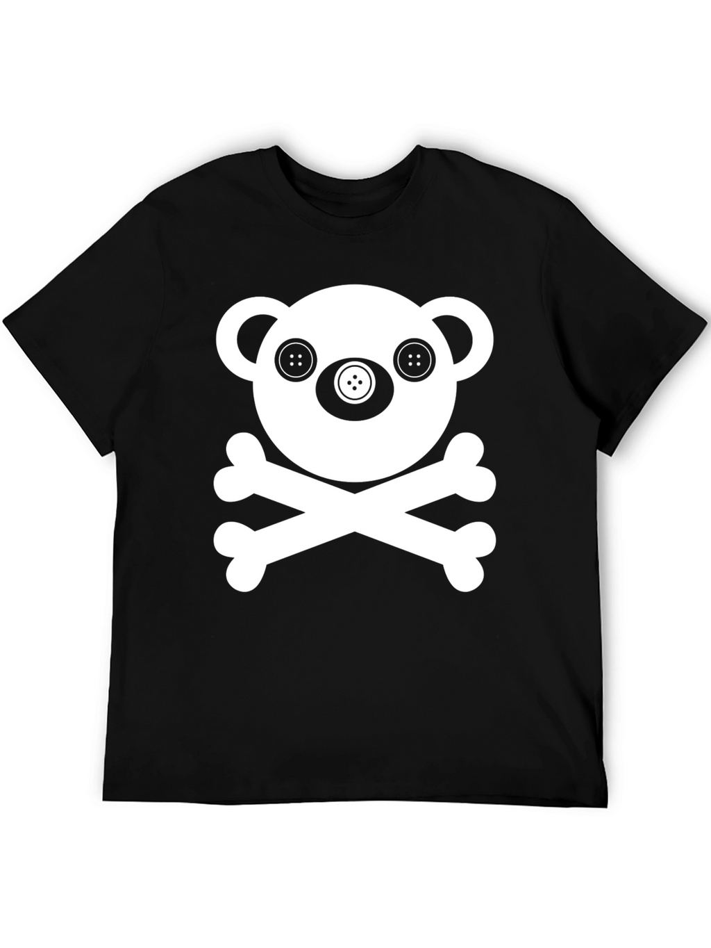 Skull Teddy Bear Graphic Tee
