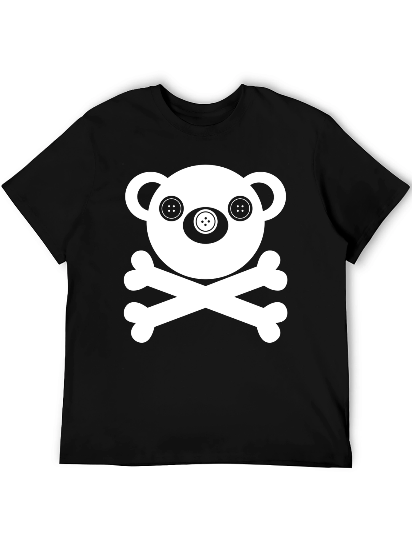 Skull Teddy Bear Graphic Tee