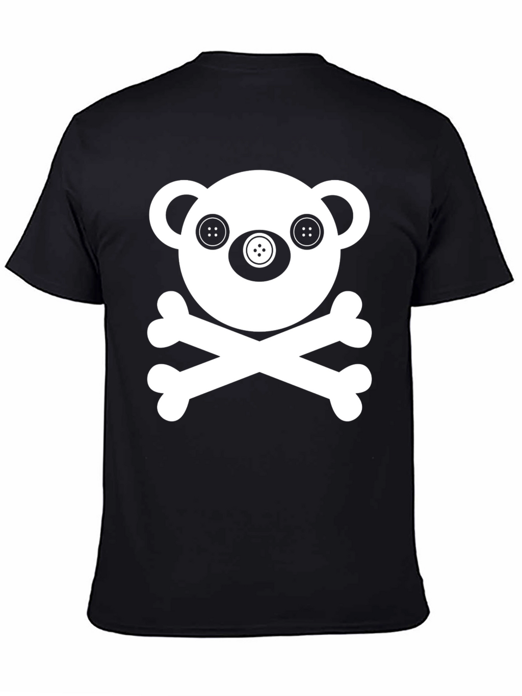Skull Teddy Bear Graphic Tee