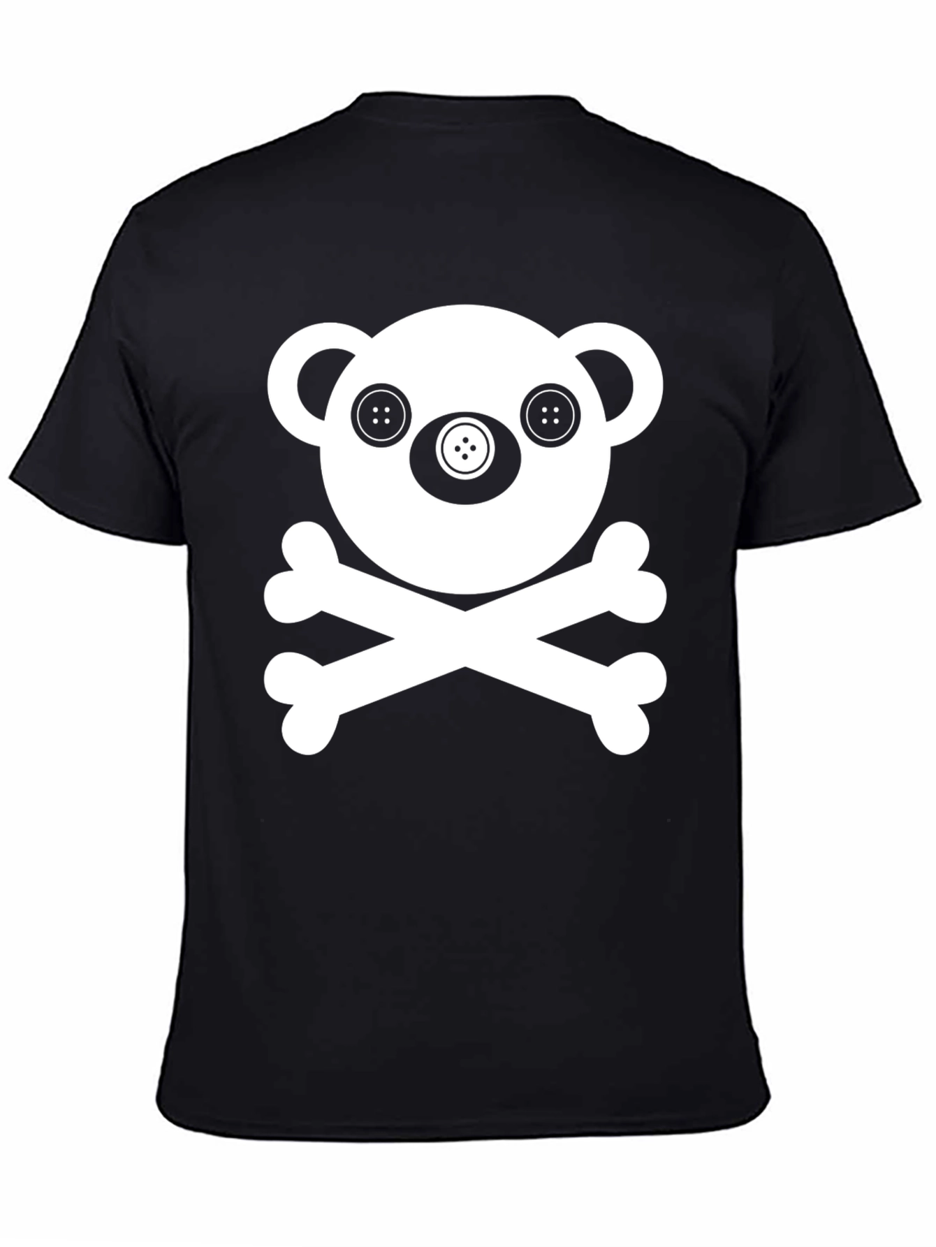 Skull Teddy Bear Graphic Tee