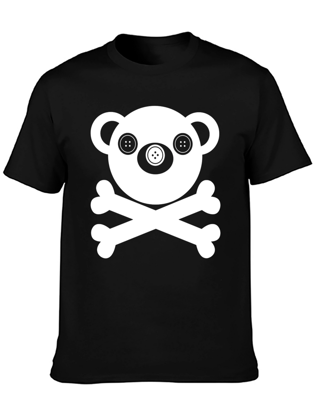 Skull Teddy Bear Graphic Tee