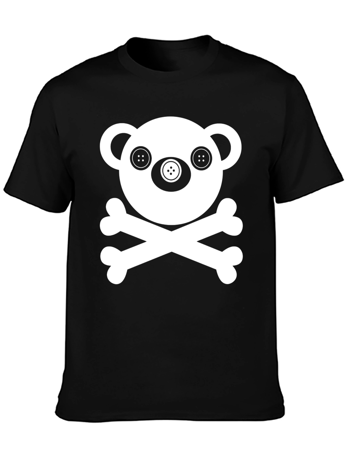 Skull Teddy Bear Graphic Tee