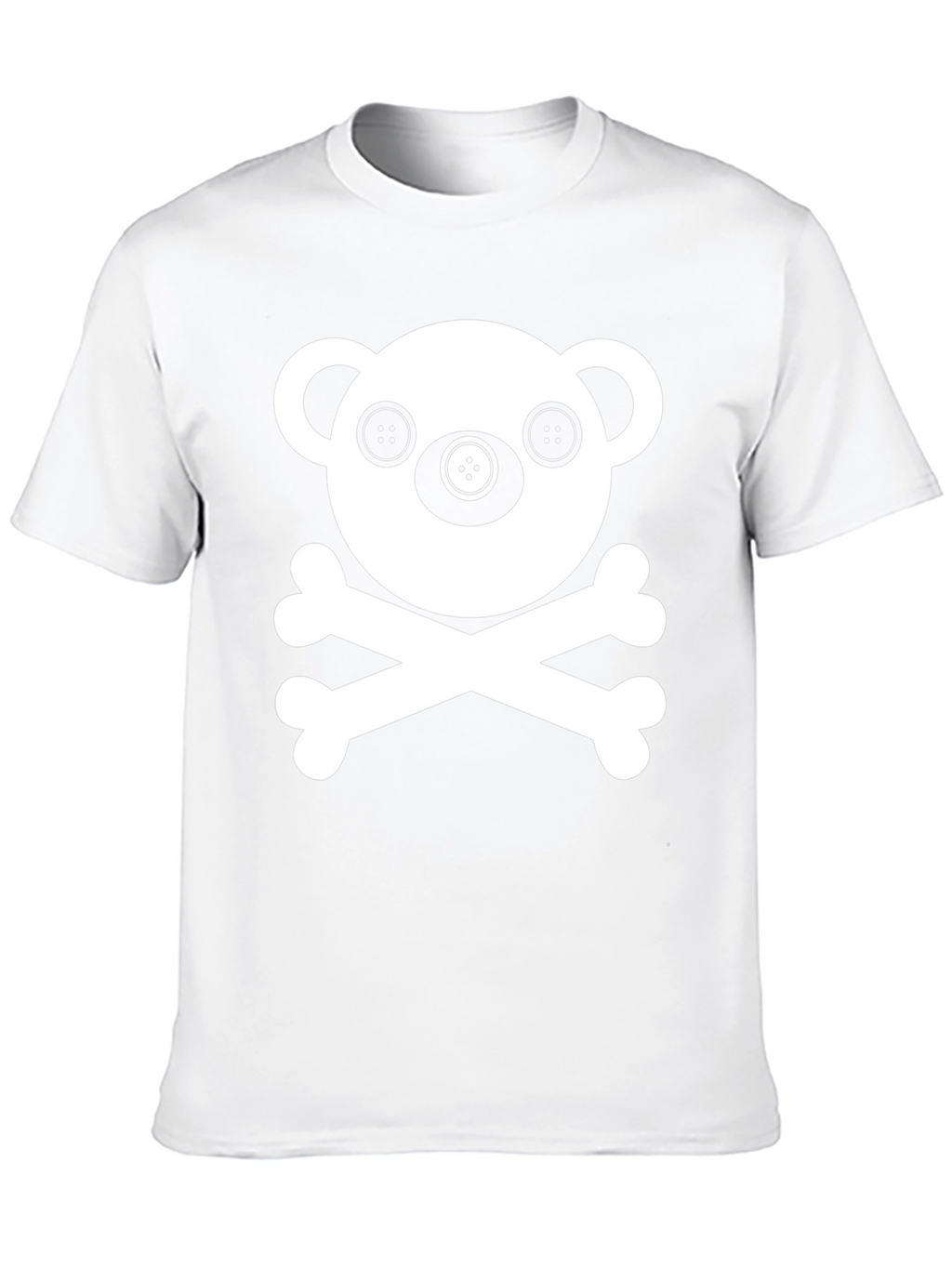 Skull Teddy Bear Graphic Tee