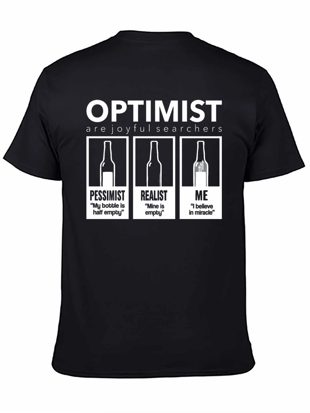 Optimist T-Shirt - Humorous Graphic Tee