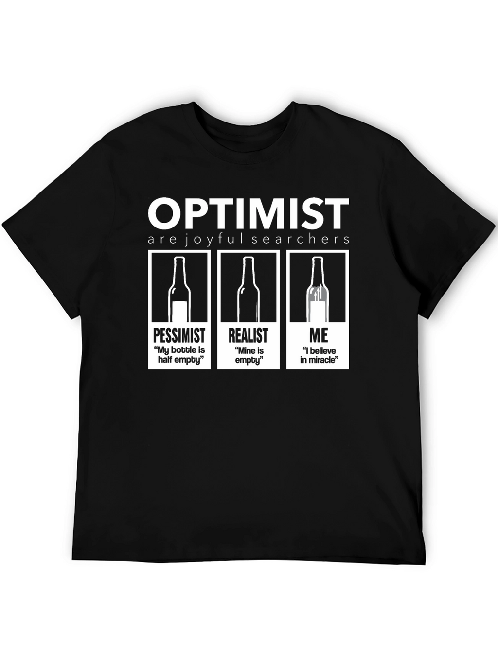 Optimist T-Shirt - Humorous Graphic Tee