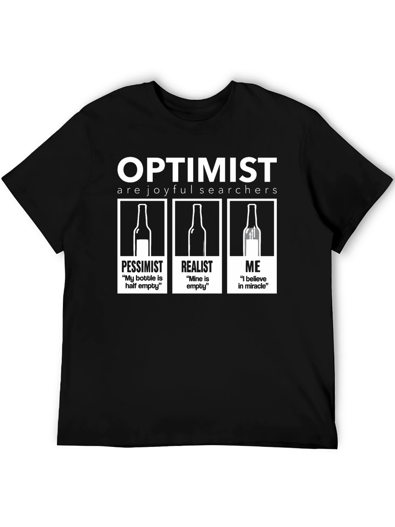 Optimist T-Shirt - Humorous Graphic Tee