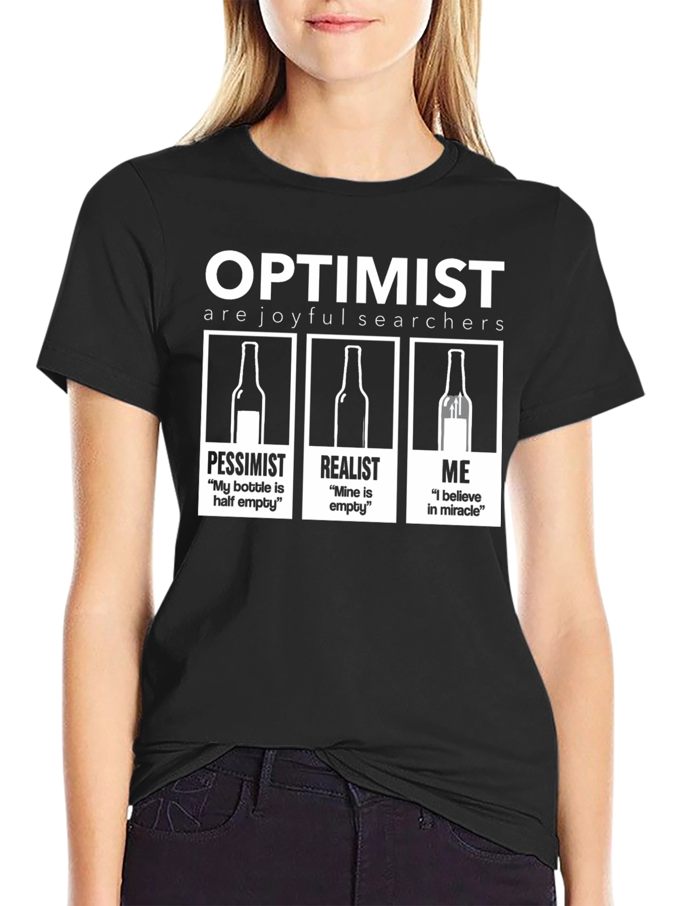 Optimist T-Shirt - Humorous Graphic Tee