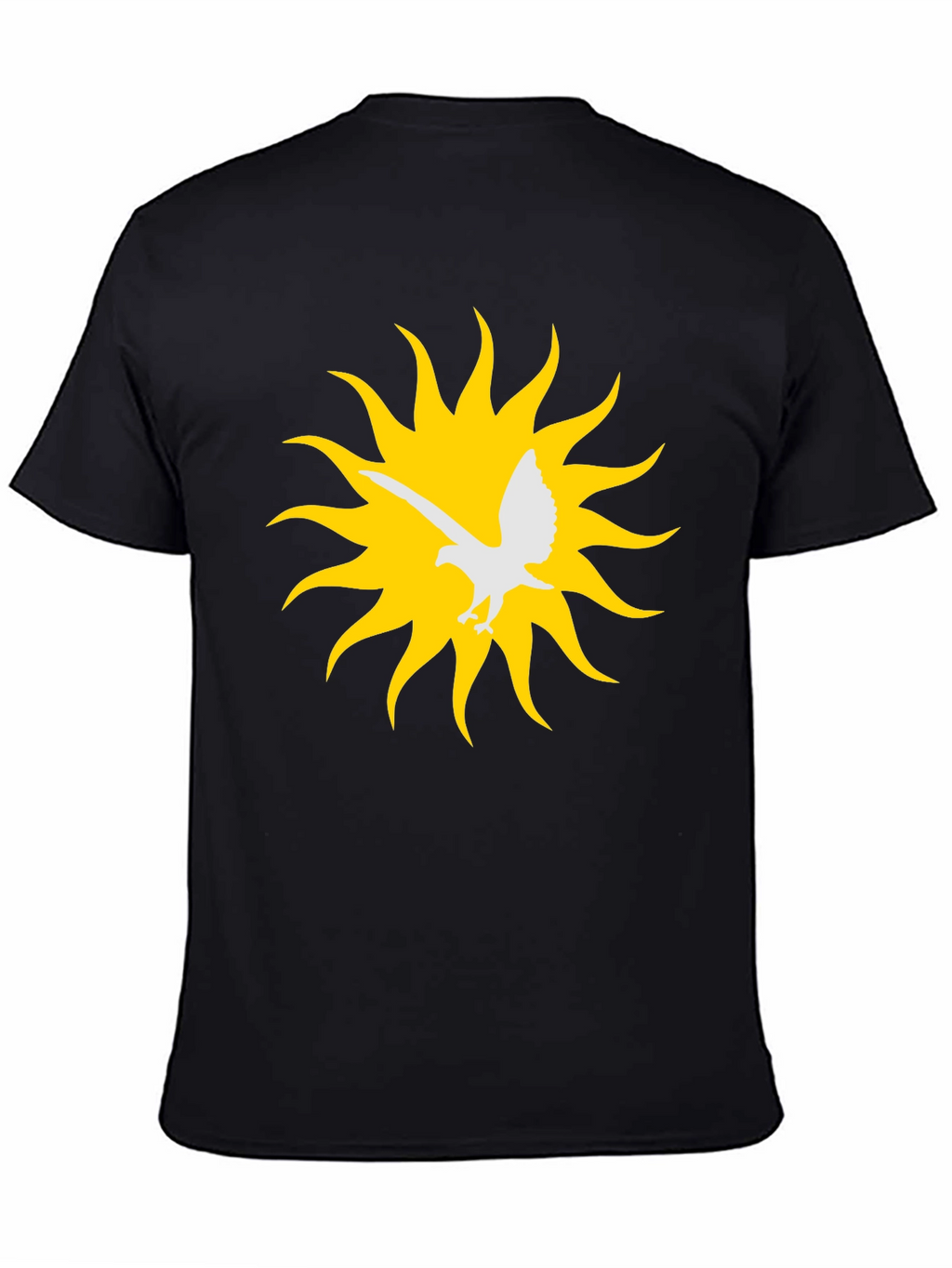 Eagle Sun Graphic Tee - Black