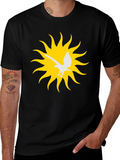 Eagle Sun Graphic Tee - Black