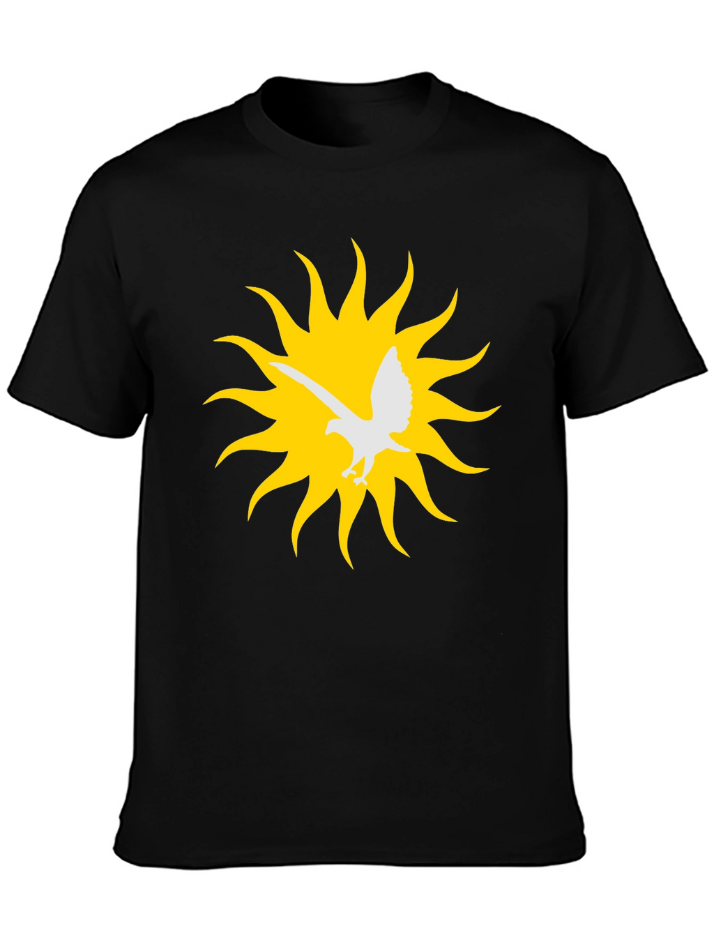 Eagle Sun Graphic Tee - Black