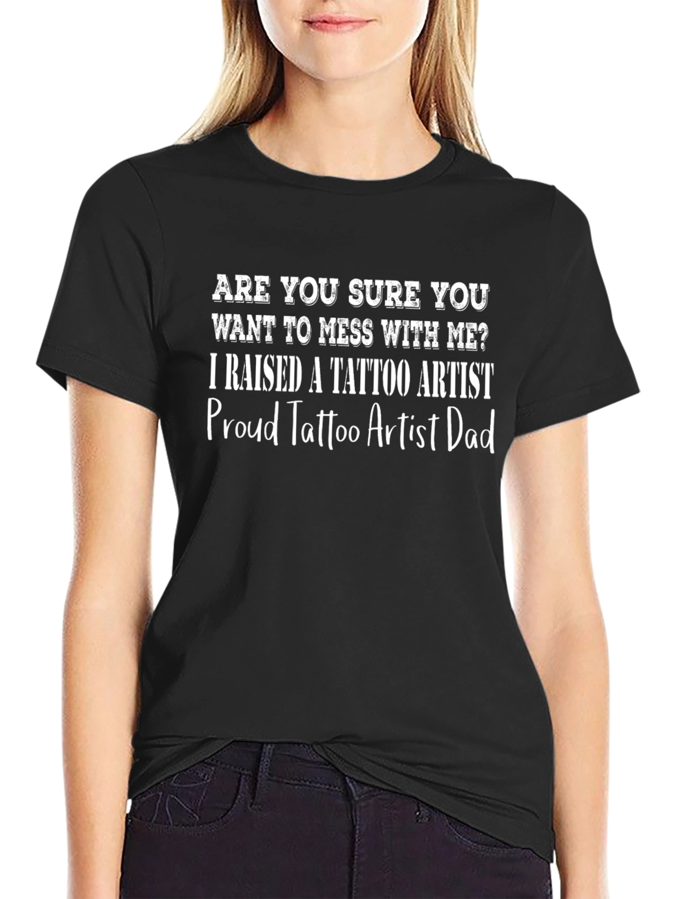 Proud Tattoo Artist Dad T-Shirt