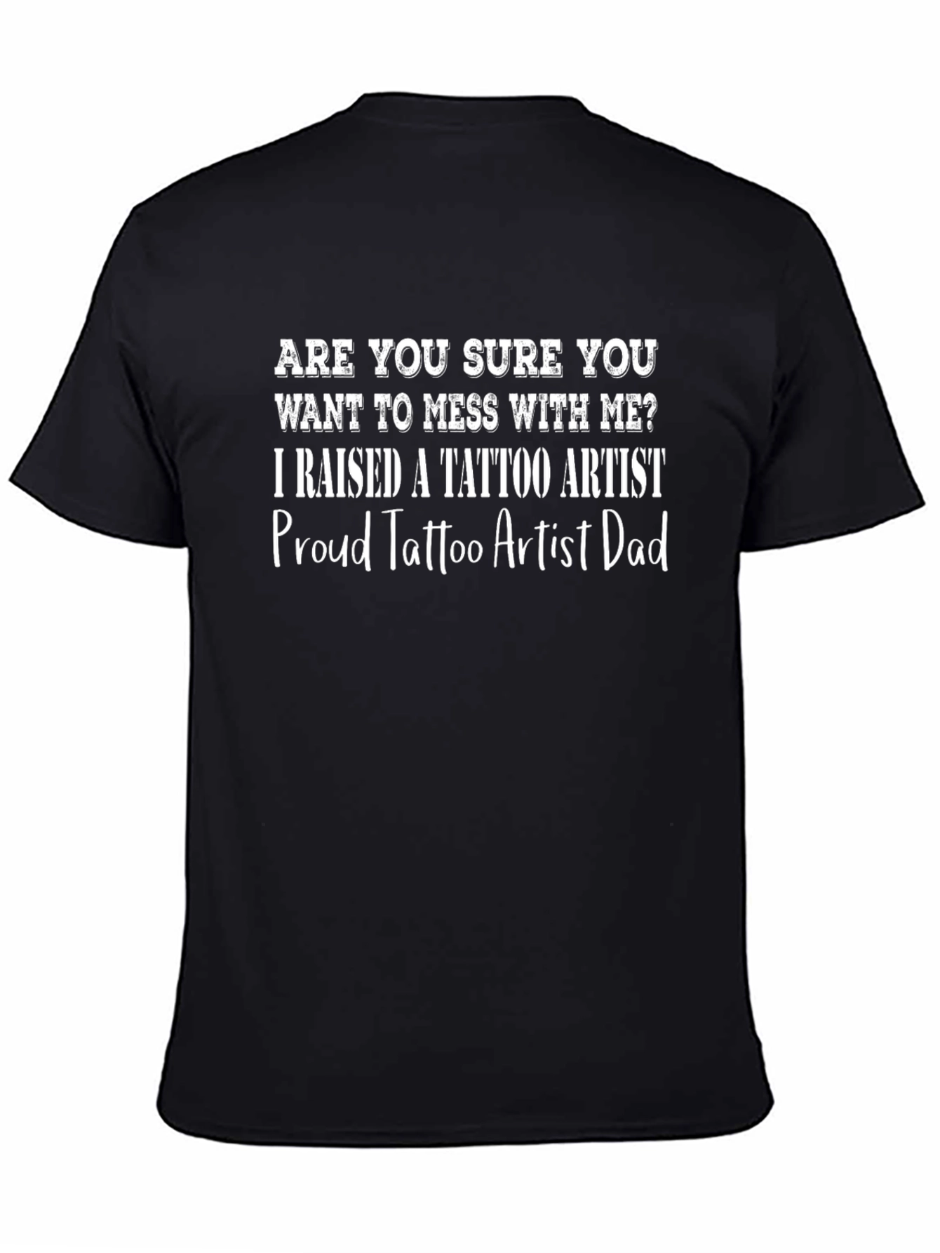 Proud Tattoo Artist Dad T-Shirt