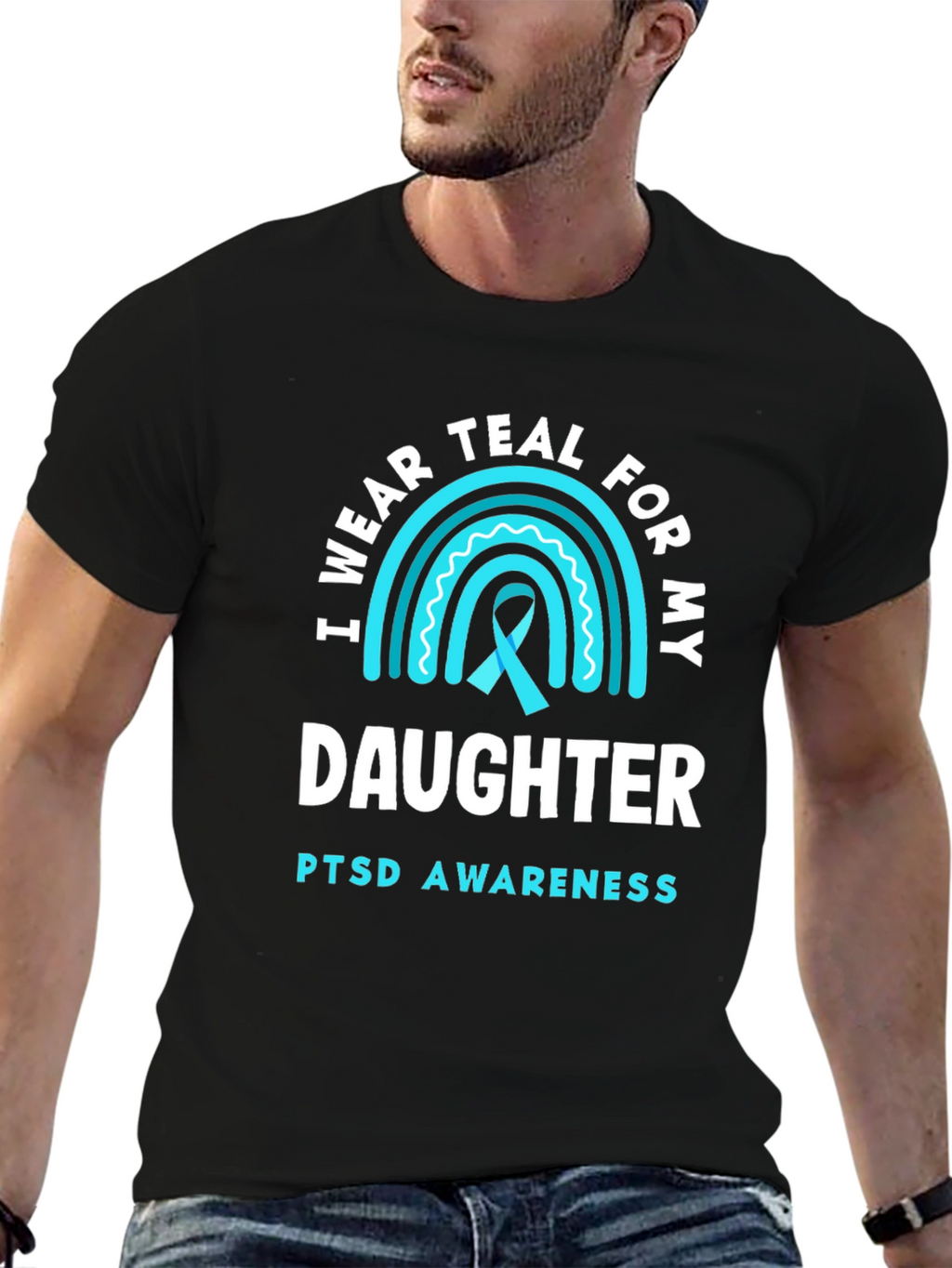 Teal PTSD Awareness Daughter T-Shirt