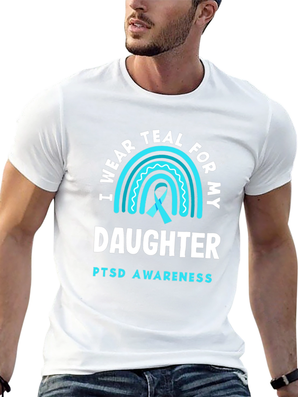 Teal PTSD Awareness Daughter T-Shirt