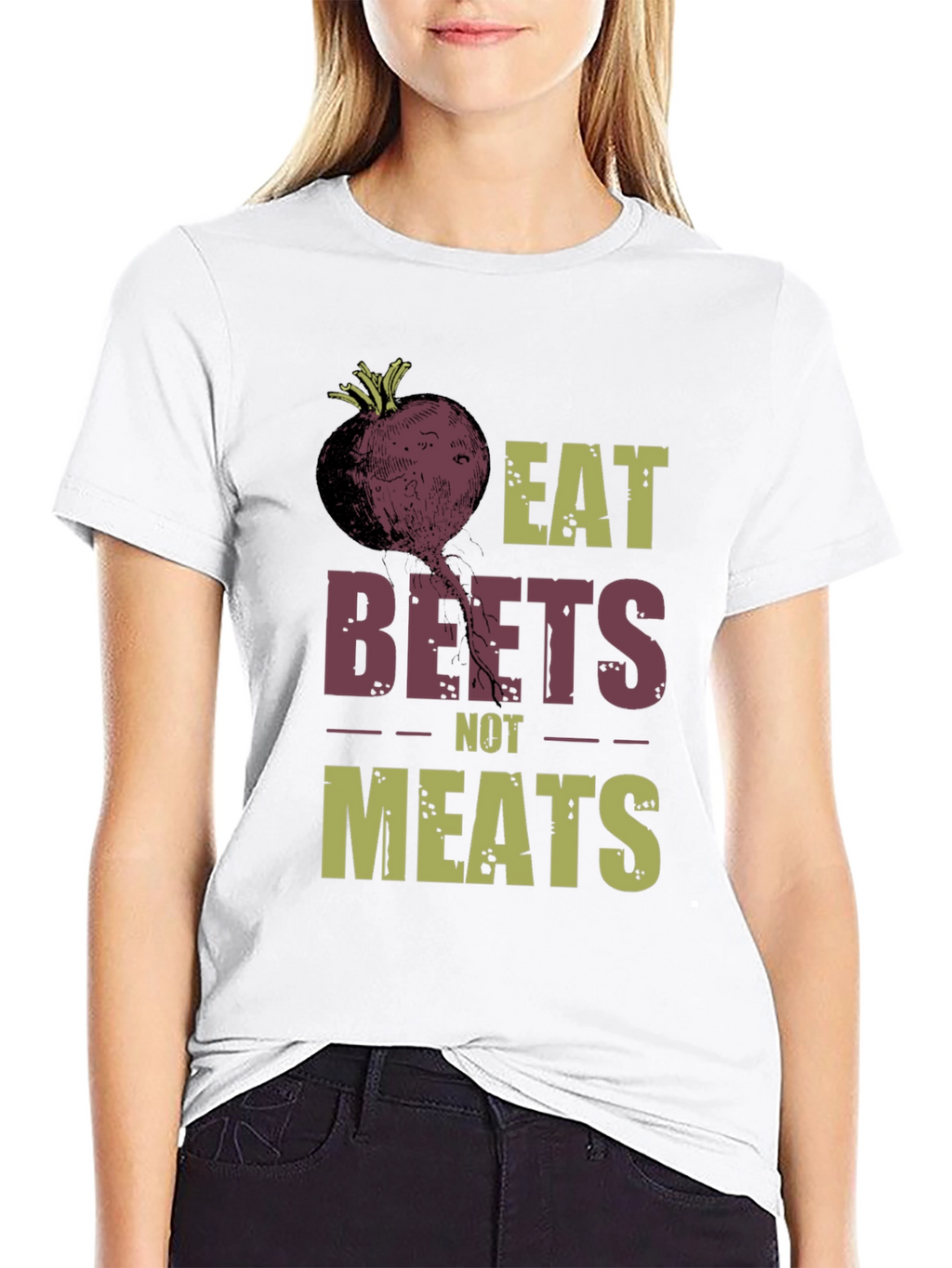 Eat Beets Not Meats T-Shirt - Vegan Lifestyle Tee