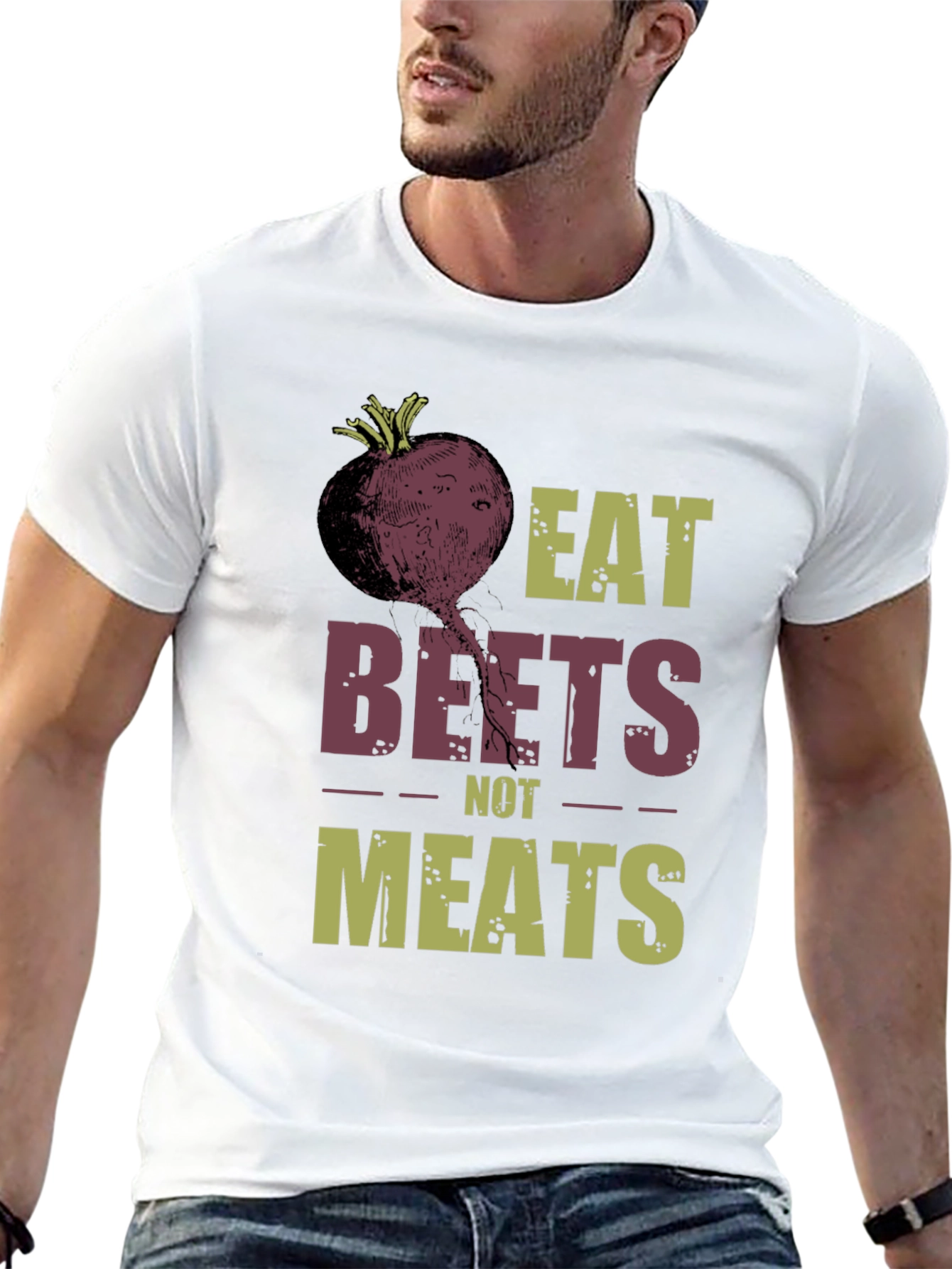 Eat Beets Not Meats T-Shirt - Vegan Lifestyle Tee
