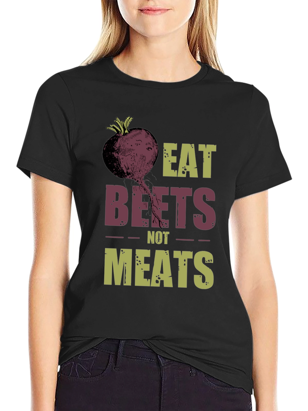 Eat Beets Not Meats T-Shirt - Vegan Lifestyle Tee