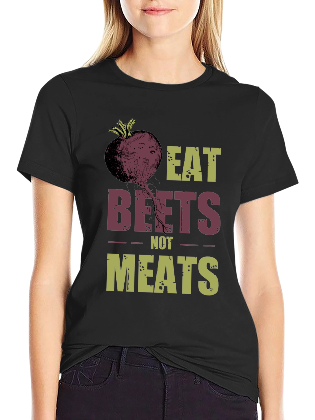 Eat Beets Not Meats T-Shirt - Vegan Lifestyle Tee