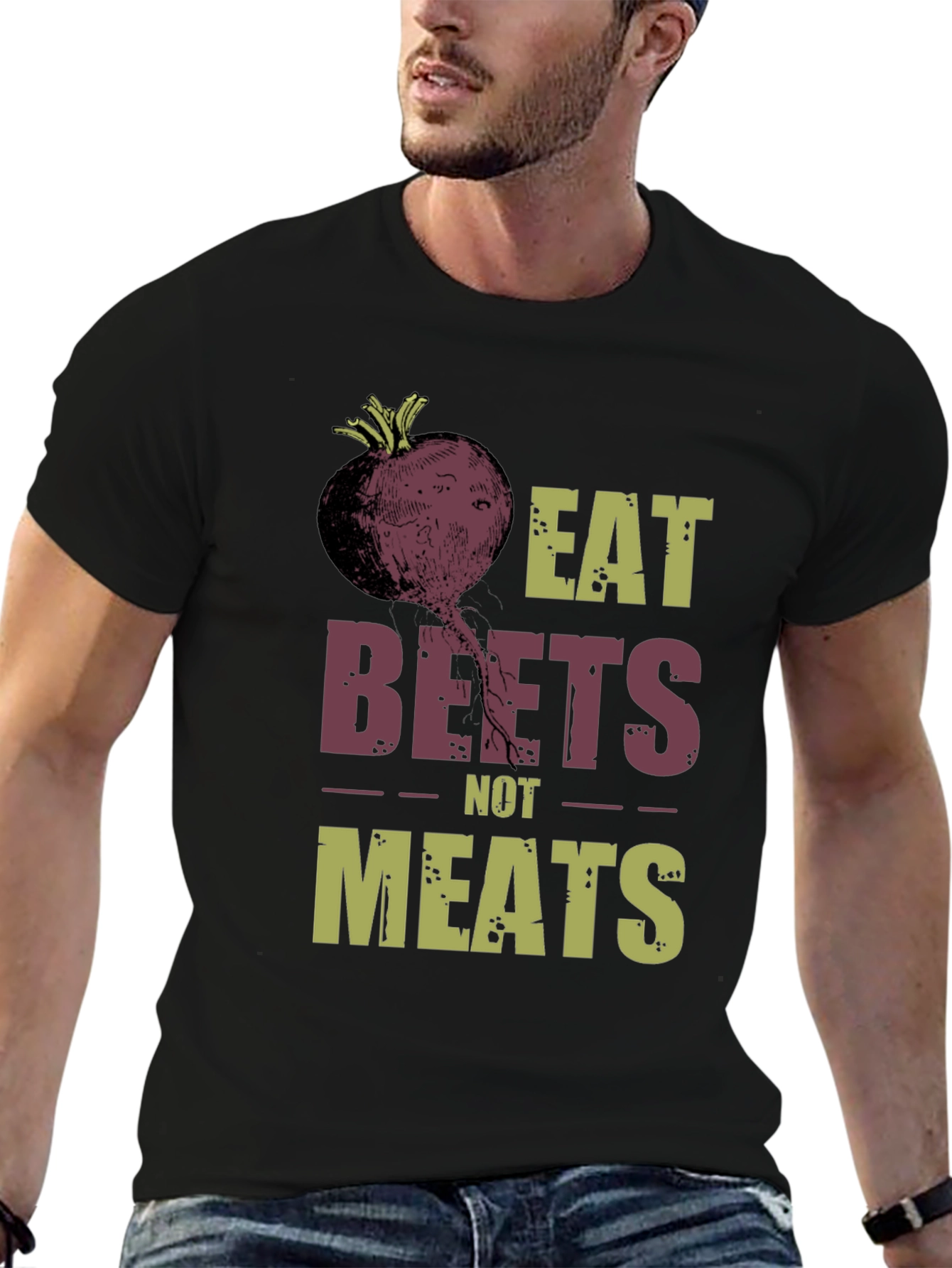 Eat Beets Not Meats T-Shirt - Vegan Lifestyle Tee