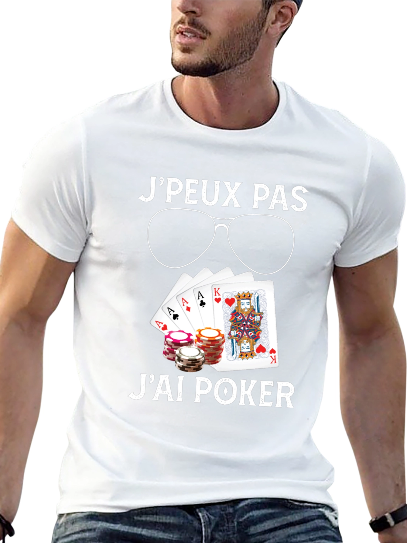 Poker T-Shirt - JPeux Pas Jai Poker Design