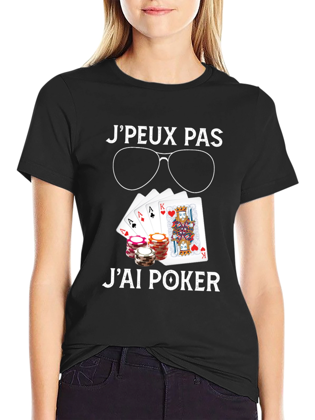 Poker T-Shirt - JPeux Pas Jai Poker Design