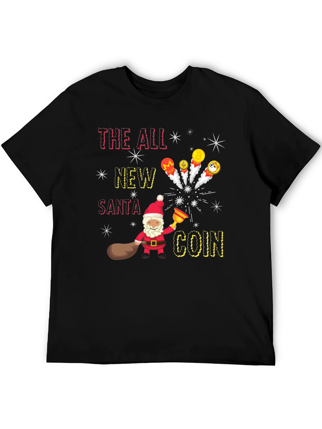 Santa Coin Crypto T-Shirt - The All New Santa Coin